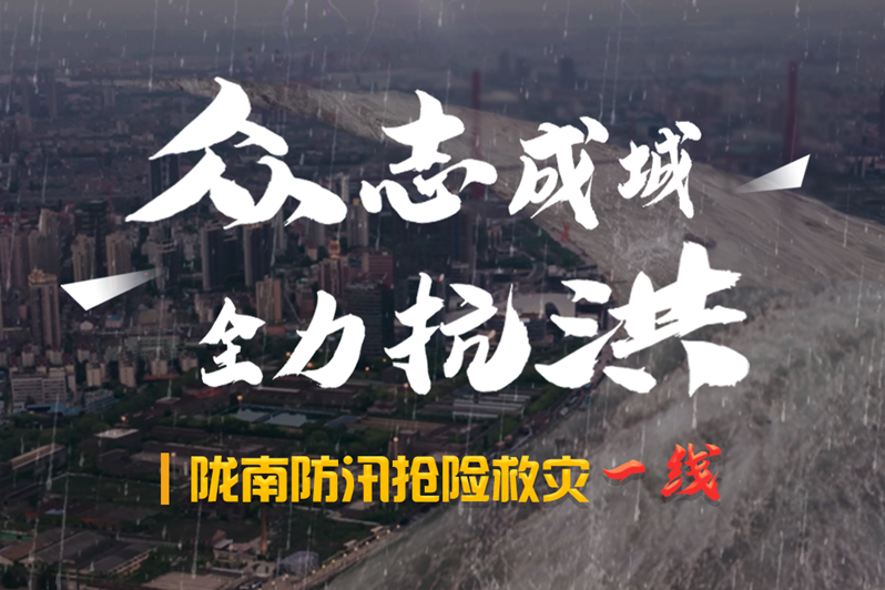 海報丨隴南防汛搶險救災一線，這些讓我們感動的瞬間!
