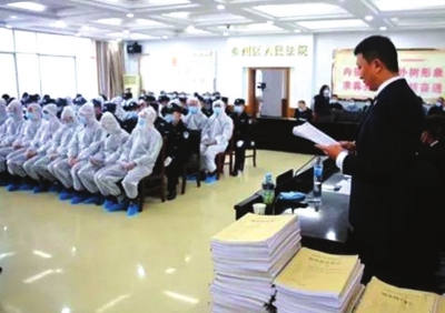 天水秦州區開審18人涉惡案 被控涉嫌敲詐勒索、尋釁滋事、開設賭場等