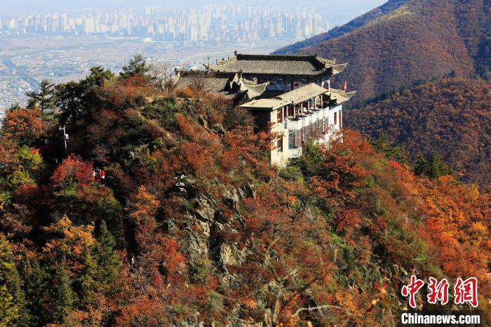 深秋,位于蘭州市榆中縣的興隆山,漫山遍野成五彩顏色。張天寶 攝 深秋,位于蘭州市榆中縣的興隆山,漫山遍野成五彩顏色。張天寶 攝