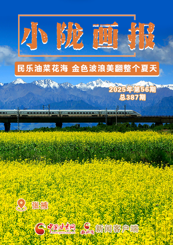 【小隴畫報(bào)·387期】民樂(lè)油菜花海 金色波浪美翻整個(gè)夏天
