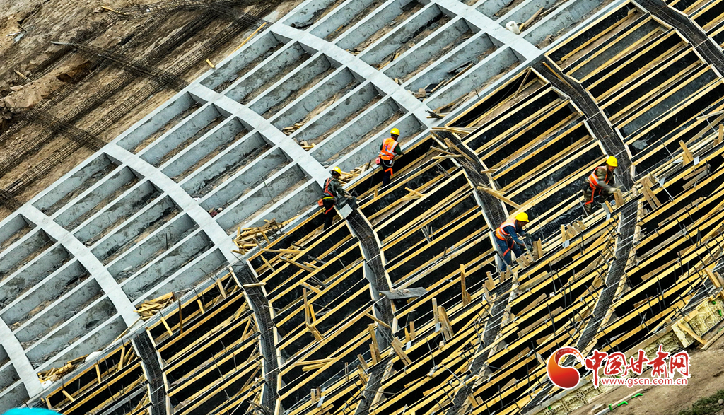 隴拍客丨肅南：皇城抽水蓄能電站建設忙
